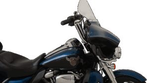 KLOCK WERKS Flare™ Windshield - 11-1/2" - Clear - '14-'23 FLHT