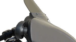 WIND VEST Windshield - 8" - Dark Smoke