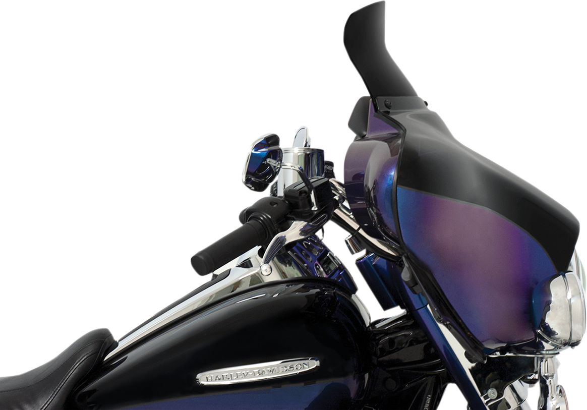 MEMPHIS SHADES Batwing Spoiler Shield - 6.5" - Dark Black Smoke