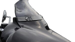 KLOCK WERKS Flare™ Windshield - 4" - Dark Smoke - '14-'23 FLH