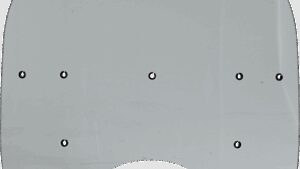 MEMPHIS SHADES Road King Replacement Plastic - 17" - Black Smoke