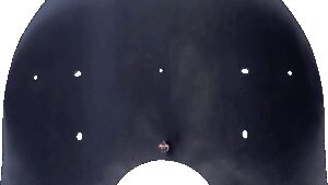 KLOCK WERKS Billboard Windshield - 17-1/2" - Dark Smoke