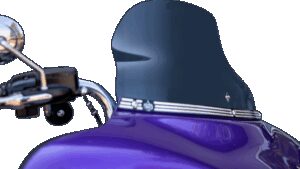 KLOCK WERKS Flare™ Windshield - 10-1/2" - Dark Smoke