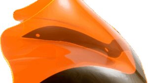 KLOCK WERKS Kolor Flare™ Windshield - 8" - Orange Ice - FLTR