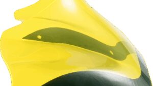 KLOCK WERKS Kolor Flare™ Windshield - 8" - Yellow Ice - FLTR