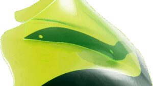 KLOCK WERKS Kolor Flare™ Windshield - 8" - Green Ice - FLTR