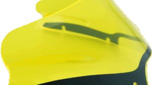 KLOCK WERKS Kolor Flare™ Windshield - 6" - Yellow Ice - FLTR