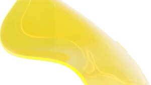 KLOCK WERKS Kolor Flare™ Windshield - 6.5" - Yellow Ice - FLH