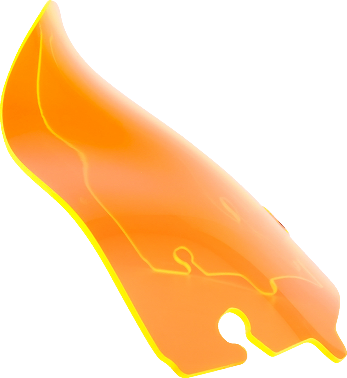 KLOCK WERKS Kolor Flare™ Windshield - 6.5" - Orange Ice - FLH