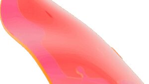 KLOCK WERKS Kolor Flare™ Windshield - 6.5" - Pink Ice - FLH