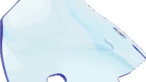 KLOCK WERKS Kolor Flare™ Windshield - 4" - Blue Ice - FLH