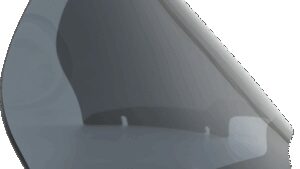 KLOCK WERKS Flare™ Windshield - 10" - Dark Smoke - FLTR