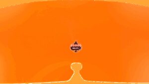 KLOCK WERKS Kolor Flare™ Windshield - 3-1/2" - Orange Ice - FLR