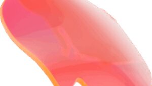 KLOCK WERKS Kolor Flare™ Windshield - 3-1/2" - Pink Ice - FLR