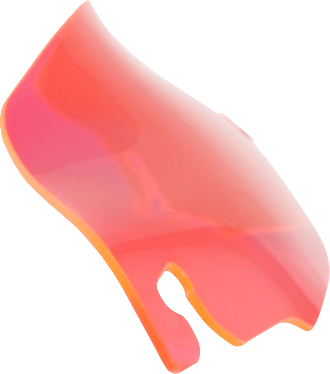 KLOCK WERKS Kolor Flare™ Windshield - 3-1/2" - Pink Ice - FLR