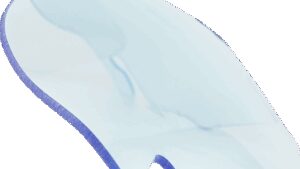 KLOCK WERKS Kolor Flare™ Windshield - 3-1/2" - Blue Ice - FLR