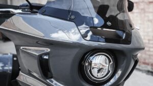 KLOCK WERKS Flare™ Windshield - 6" - Dark Smoke - FXLRST