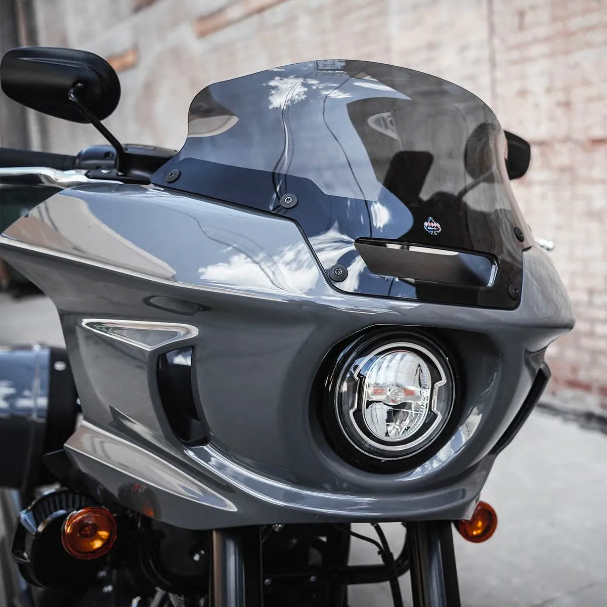KLOCK WERKS Flare™ Windshield - 6" - Dark Smoke - FXLRST