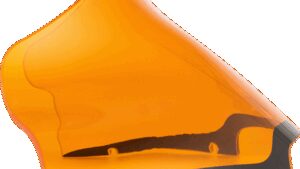 KLOCK WERKS Kolor Flare™ Sport Windshield - 9" - Orange - FLTR