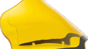 KLOCK WERKS Kolor Flare™ Sport Windshield - 9" - Yellow - FLTR