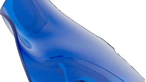 KLOCK WERKS Kolor Flare™ Sport Windshield - 4" - Blue - FLH