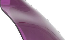 KLOCK WERKS Kolor Flare™ Sport Windshield - 6-1/2" - Purple - FLH