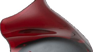 KLOCK WERKS Kolor Flare™ Windshield - 8" - Red - FLTR