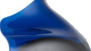 KLOCK WERKS Kolor Flare™ Windshield - 8" - Blue - FLTR