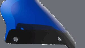 KLOCK WERKS Kolor Flare™ Sport Windshield - 6" - Blue - FXLRST