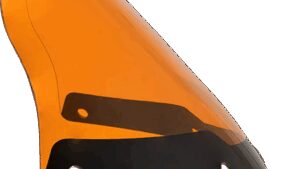 KLOCK WERKS Kolor Flare™ Sport Windshield - 8" - Orange - FXLRST