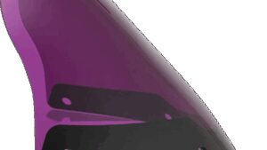 KLOCK WERKS Kolor Flare™ Sport Windshield - 8" - Purple - FXLRST