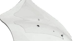 KLOCK WERKS Sport Flare™ Windshield - 10" - Clear - FLTRX