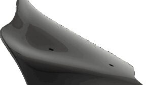 KLOCK WERKS Flare™ Windshield - 8" - Black - FLHX