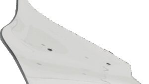 KLOCK WERKS Flare™ Windshield - 8" - Clear - FLHX