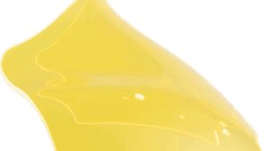 KLOCK WERKS Kolor Flare™ Windshield - 10" - Yellow Ice - FLTR