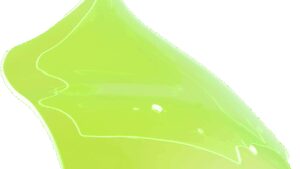 KLOCK WERKS Kolor Flare™ Windshield - 10" - Green Ice - FLTR