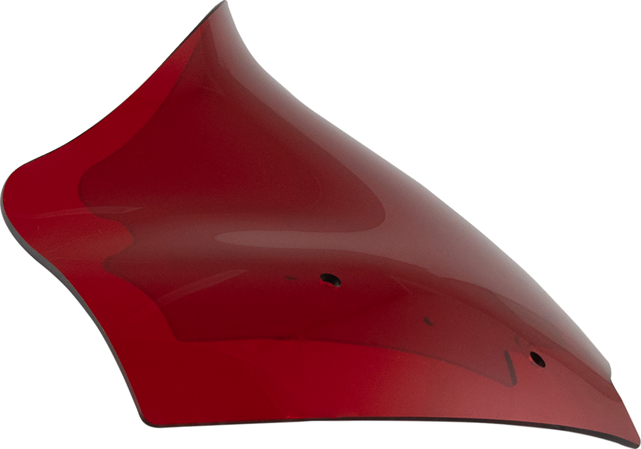 KLOCK WERKS Kolor Flare™ Windshield - 10" - Red - FLTR