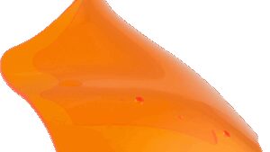 KLOCK WERKS Kolor Flare™ Windshield - 10" - Orange - FLTR