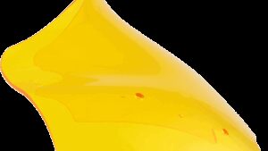 KLOCK WERKS Kolor Flare™ Windshield - 10" - Yellow - FLTR