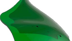 KLOCK WERKS Kolor Flare™ Windshield - 10" - Green - FLTR