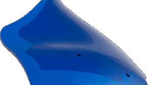 KLOCK WERKS Kolor Flare™ Windshield - 10" - Blue - FLTR