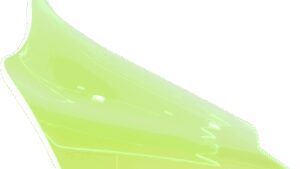 KLOCK WERKS Kolor Flare™ Windshield - 8" - Green Ice - FLHX