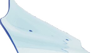 KLOCK WERKS Kolor Flare™ Windshield - 8" - Blue Ice - FLHX