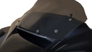 WIND VEST Windshield - 10-1/2" - Dark Smoke - FLHX, FLHXSE