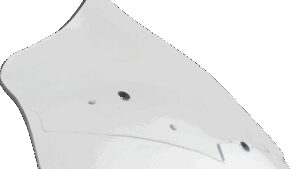 KLOCK WERKS Sport Flare™ Windshield - 8" - Clear - FLTRX