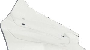 KLOCK WERKS Flare™ Windshield - 6-1/2" - Clear - FLHX