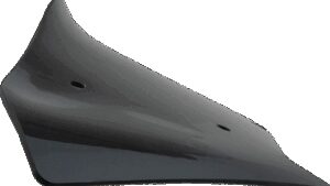 KLOCK WERKS Flare™ Windshield - 6-1/2" - Dark Smoke - FLHX