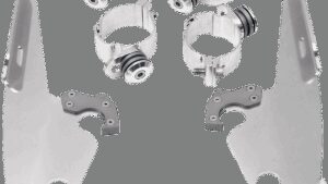 MEMPHIS SHADES Fats/Slim Trigger Lock Mounting Kit - Dyna