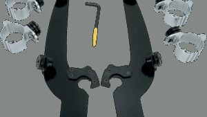 MEMPHIS SHADES Sportshield Trigger-Lock Mounting Kit - Black - Narrow