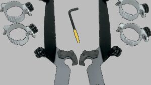 MEMPHIS SHADES Sportshield Trigger-Lock Mounting Kit - Black